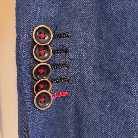 Men's Blue Blazer - Picture 2 of 8